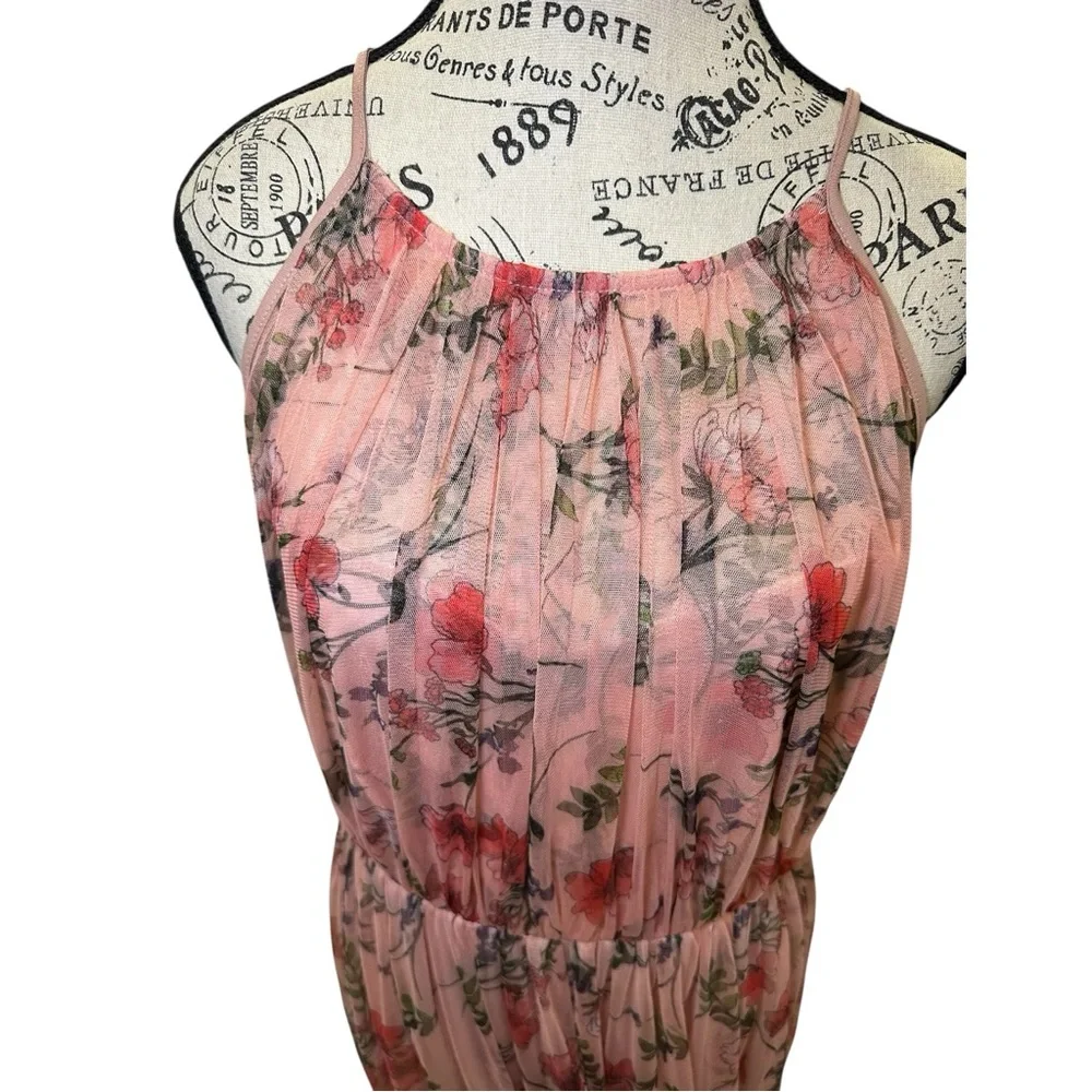 Lovely Grace Floral Halter Maxi Dress - Picture 5 of 8